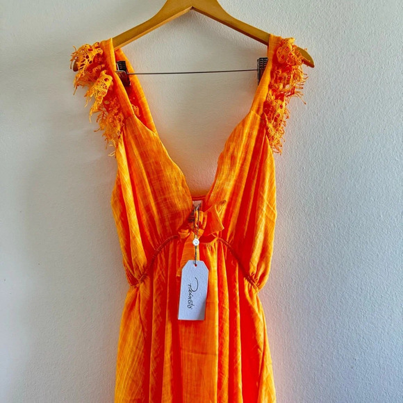 NWT Peixoto Farrah Marigold Fringe Dress Size Size XL - Picture 6 of 12